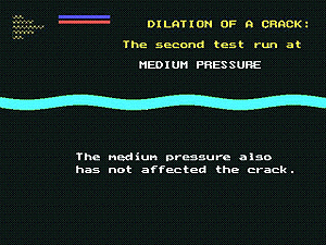 Water test dilation 