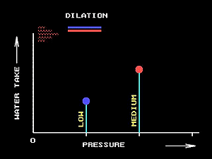 Water test dilation 