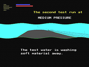 Water test washout 